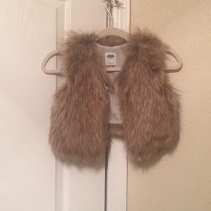 Girls fur vest
